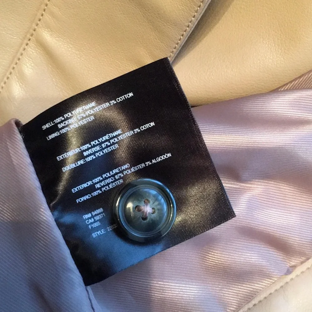 NWT Bernardo Vegan Leather Jacket - Picture 7 of 7